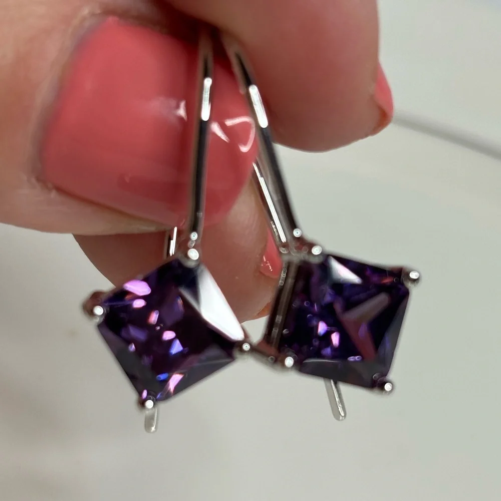 Crystal Drop Earrings NWT - Picture 2 of 4